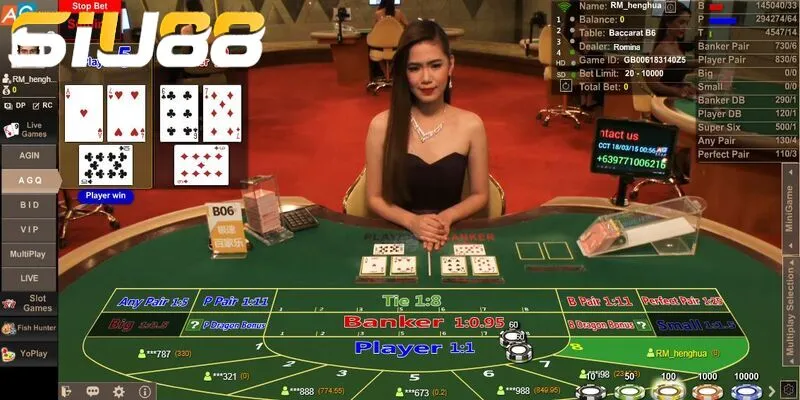 Đặt cược vào cửa Banker có tỷ lệ giành chiến thắng cao