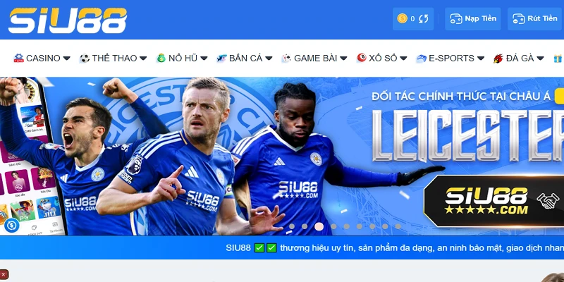 Tiến hành rút tiền SIU88 tại trang chủ sân chơi